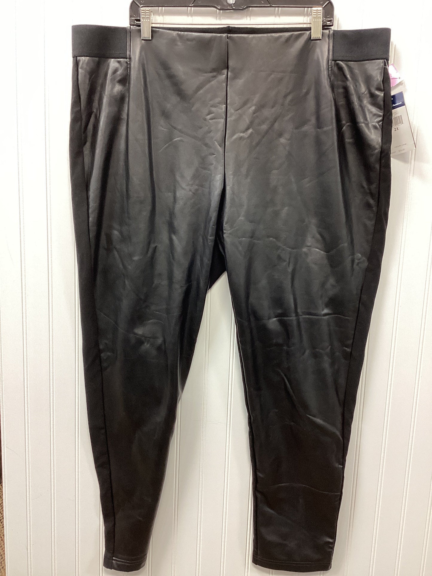 Pants Other By Chaps In Black, Size:2X