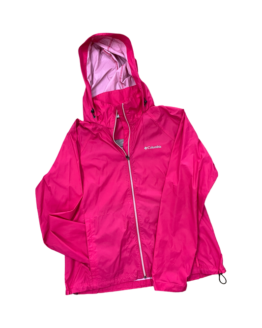 Jacket Windbreaker By Columbia In Plaid Pattern, Size:Xl