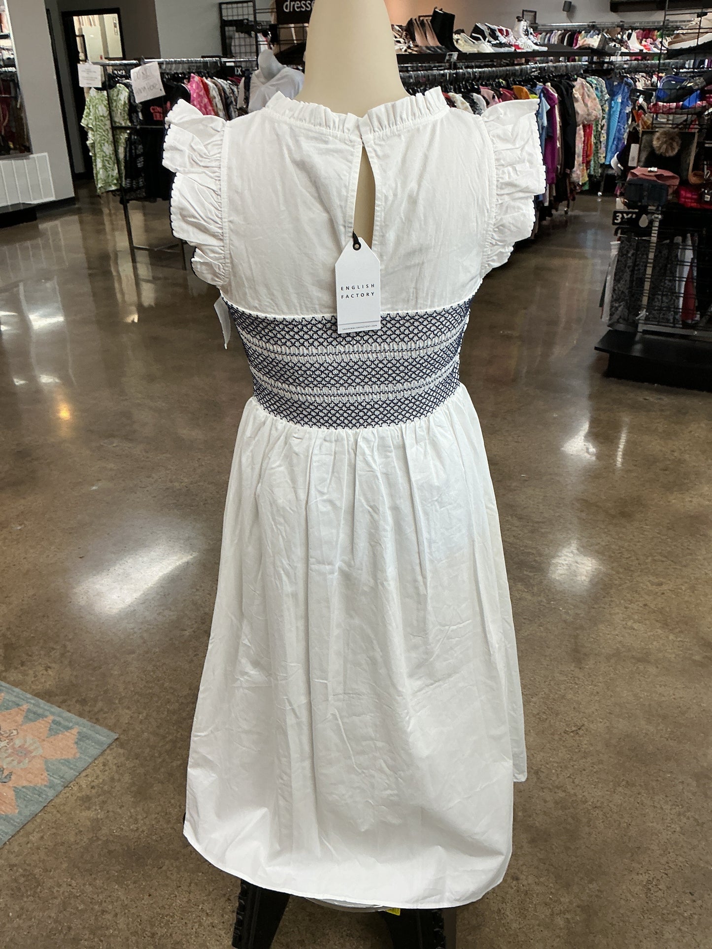 Dress Casual Maxi By English Factory In White, Size:S