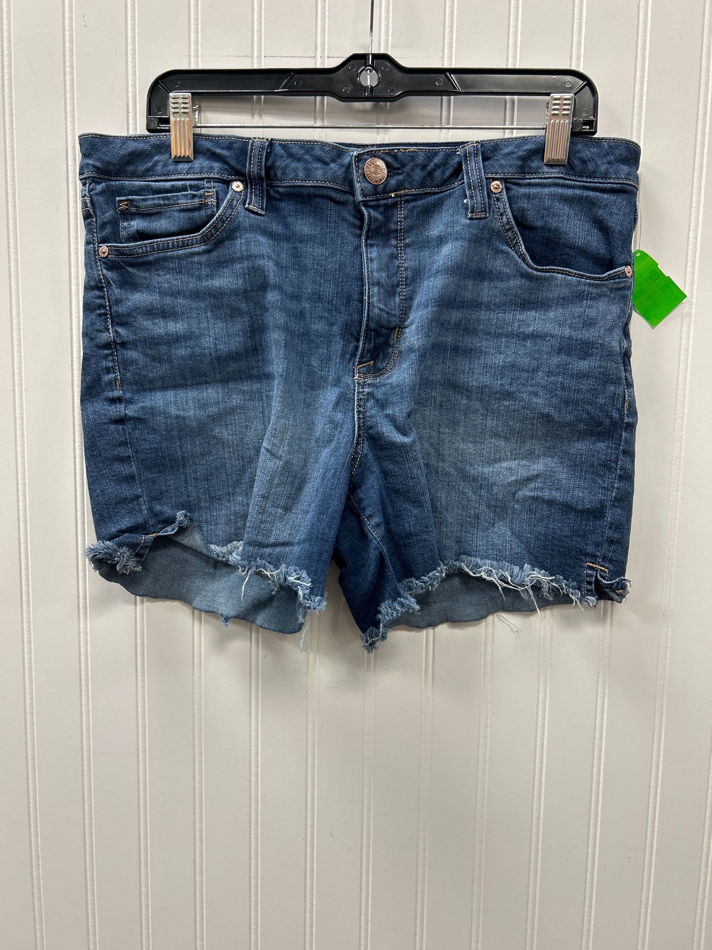 Shorts By Seven 7 In Blue Denim, Size:14