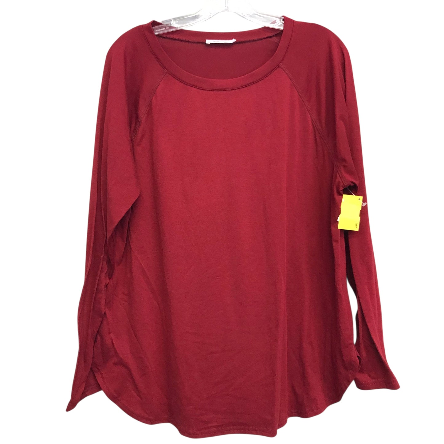 Top Ls Basic By New Choice In Red, Size:Xl