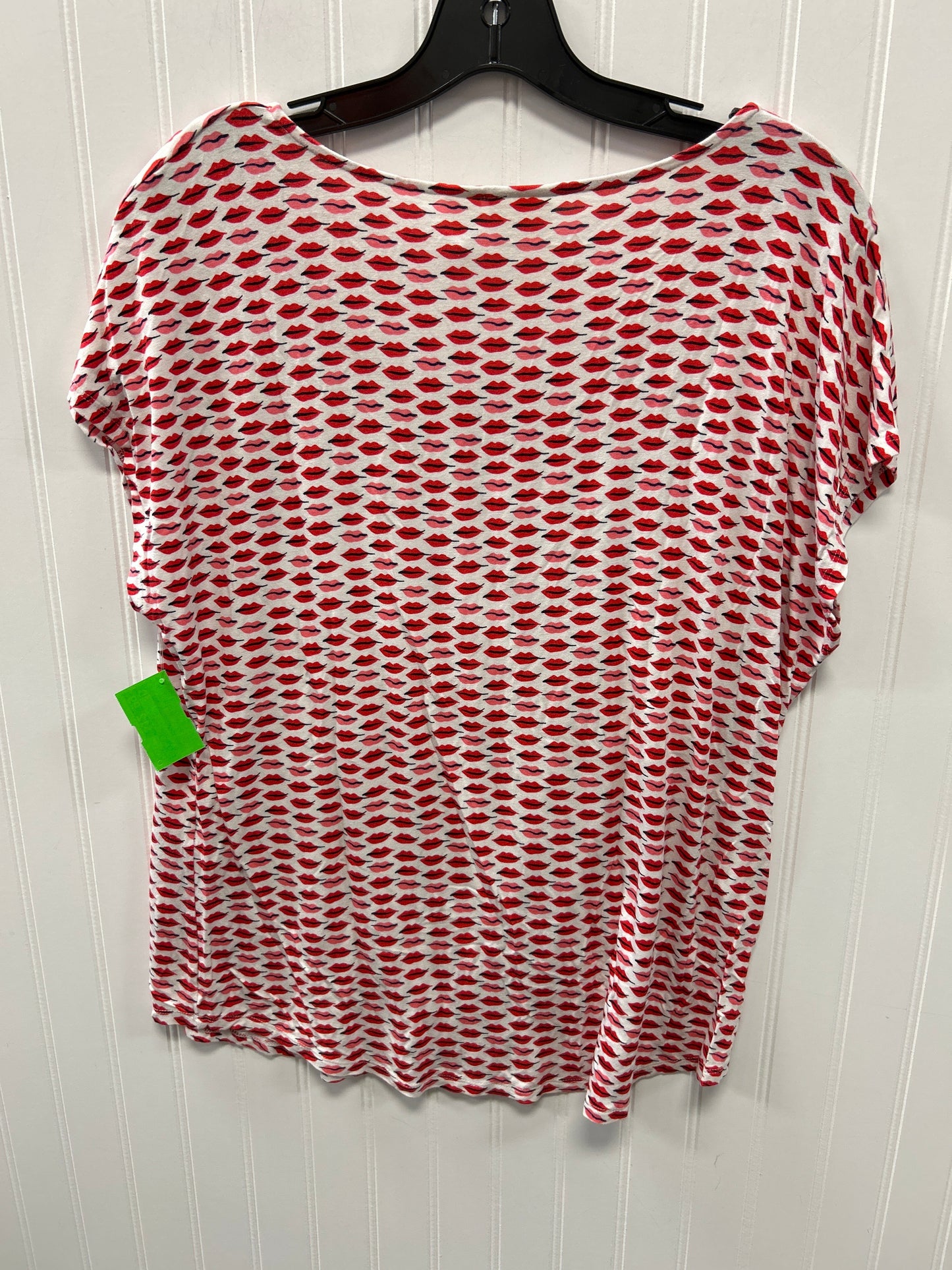 Top Ss By Chicos In Red & White, Size:M