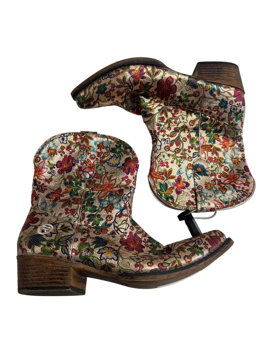 Boots Western By Roper In Floral Print, Size:11