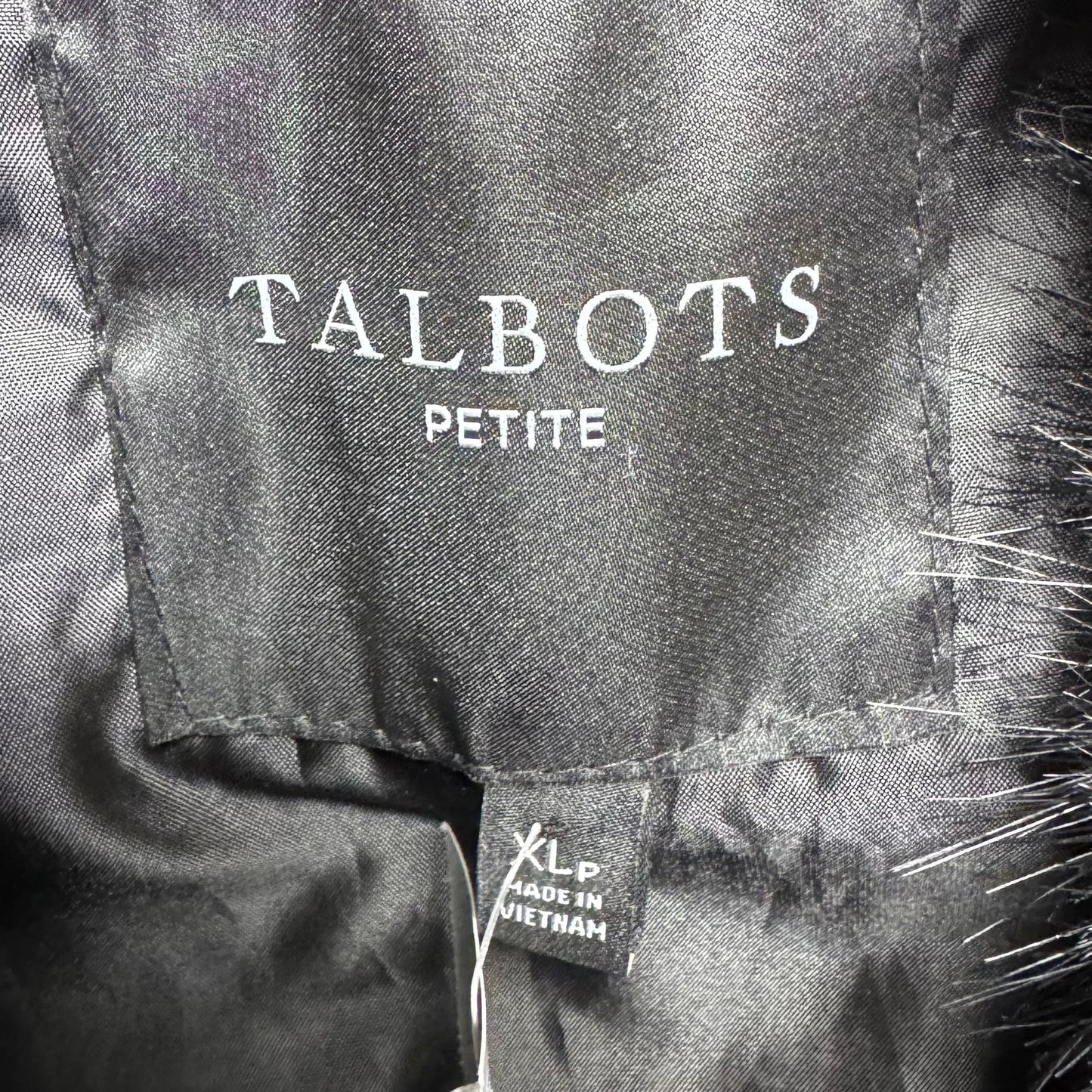 Vest Puffer & Quilted By Talbots In Black, Size: XL PETITE
