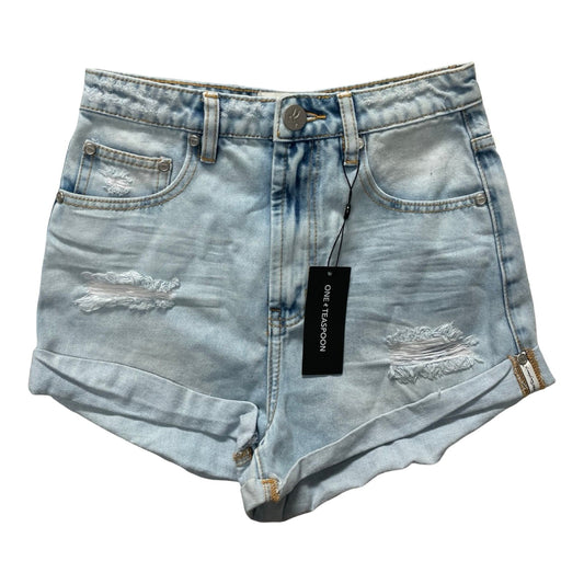 Shorts By ONE TEASPOON In Blue Denim, Size:2