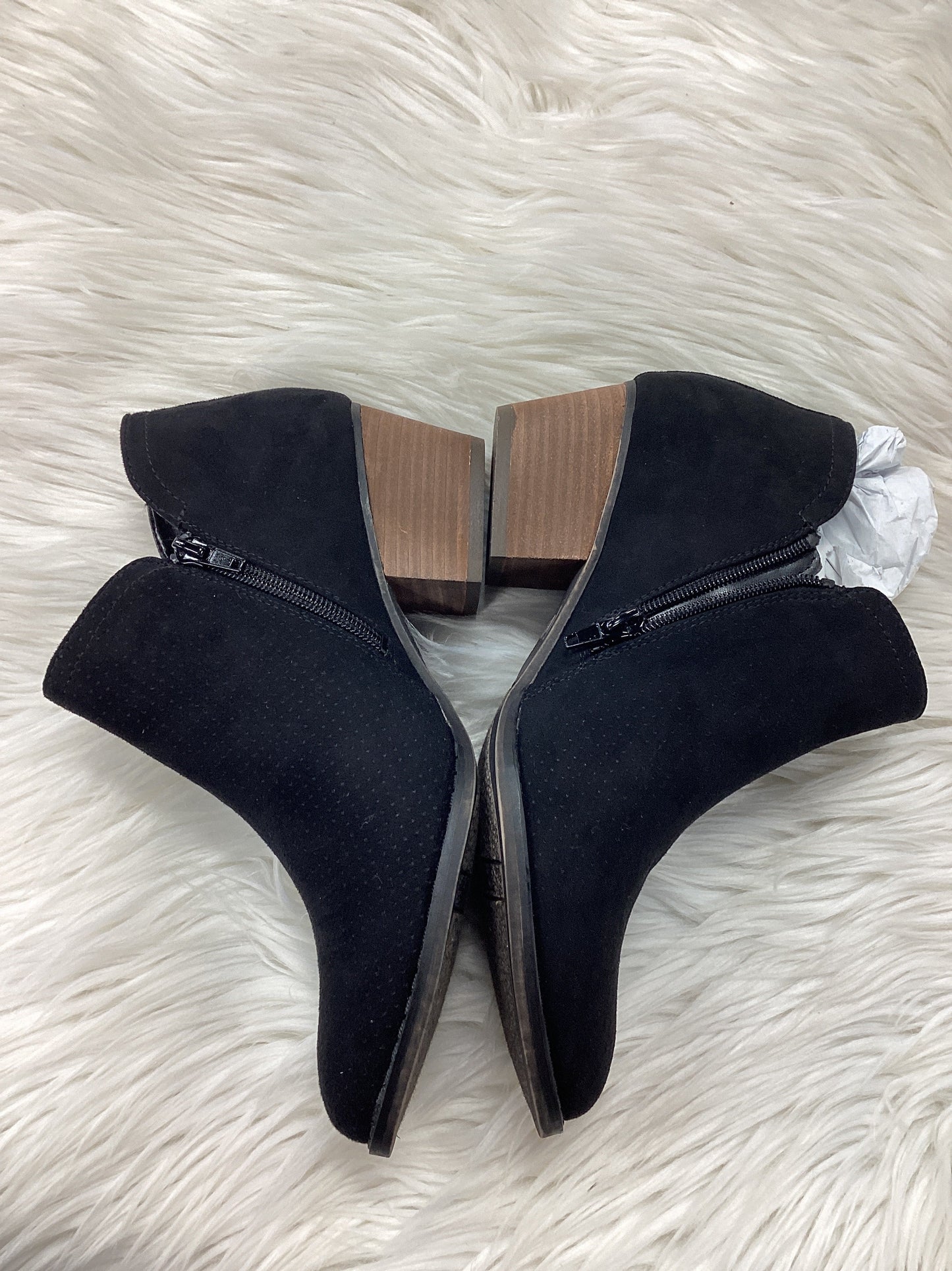 Boots Ankle Heels By Life Stride In Black, Size:6.5