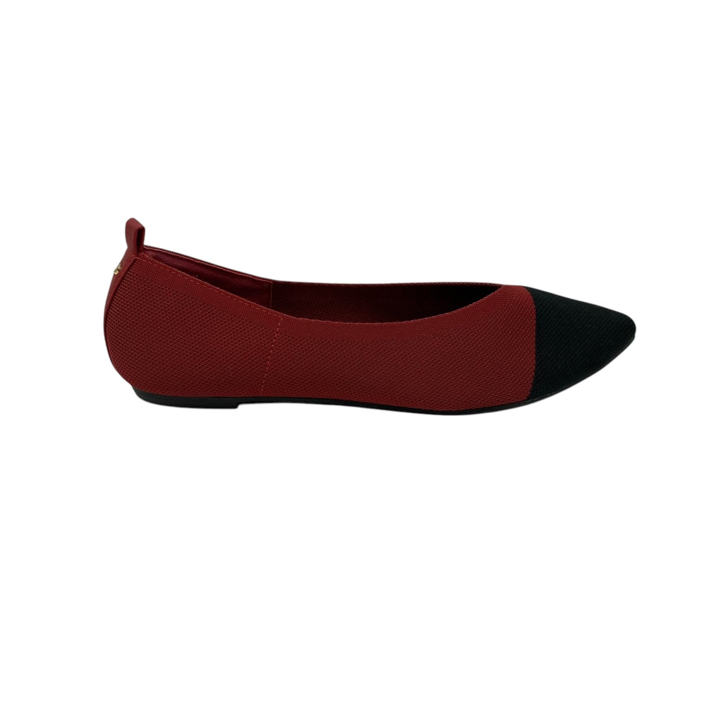 Shoes Flats By Journee In Black & Red, Size:9.5