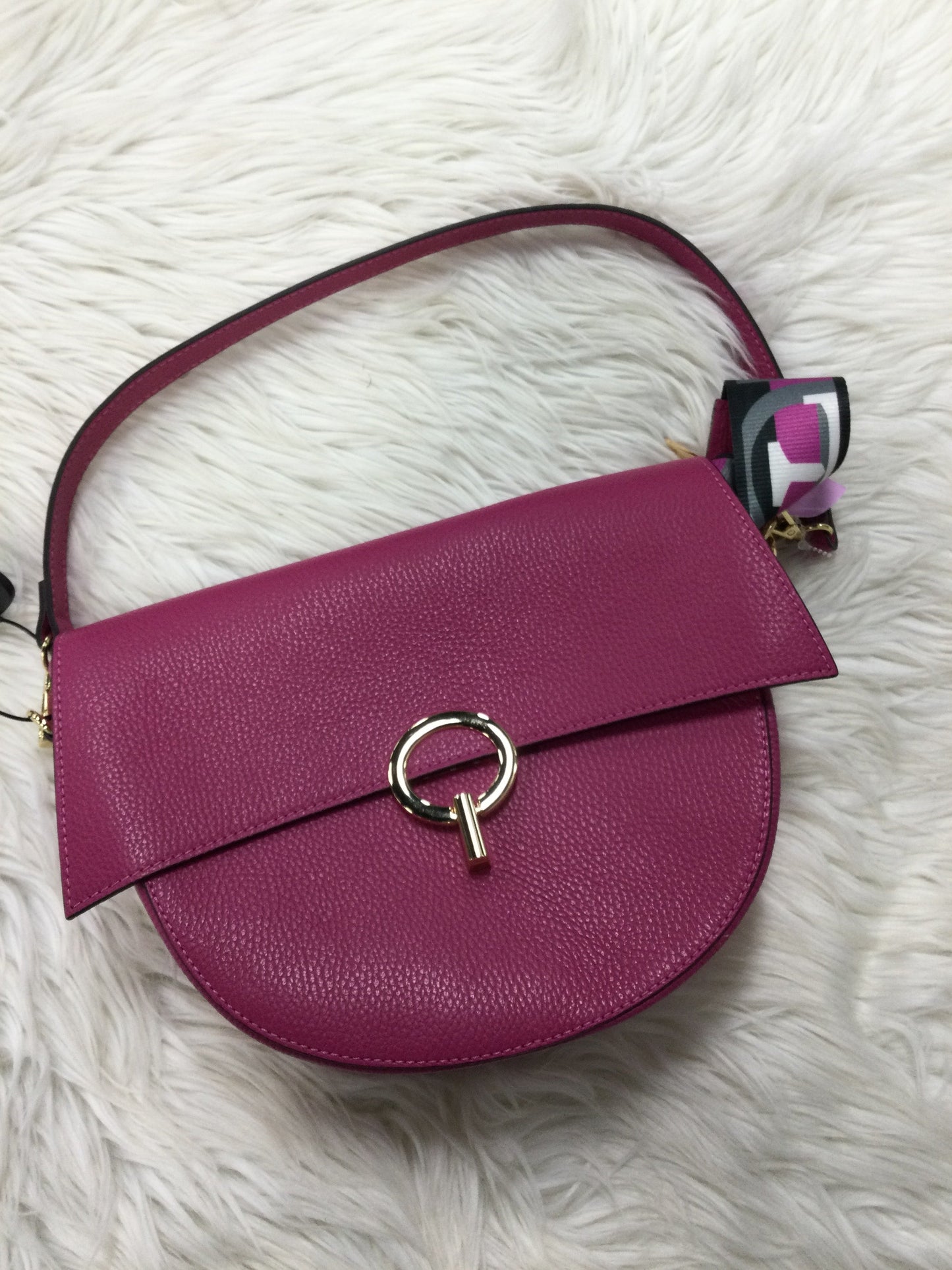 Handbag Leather By Cmb In Pink, Size:Medium