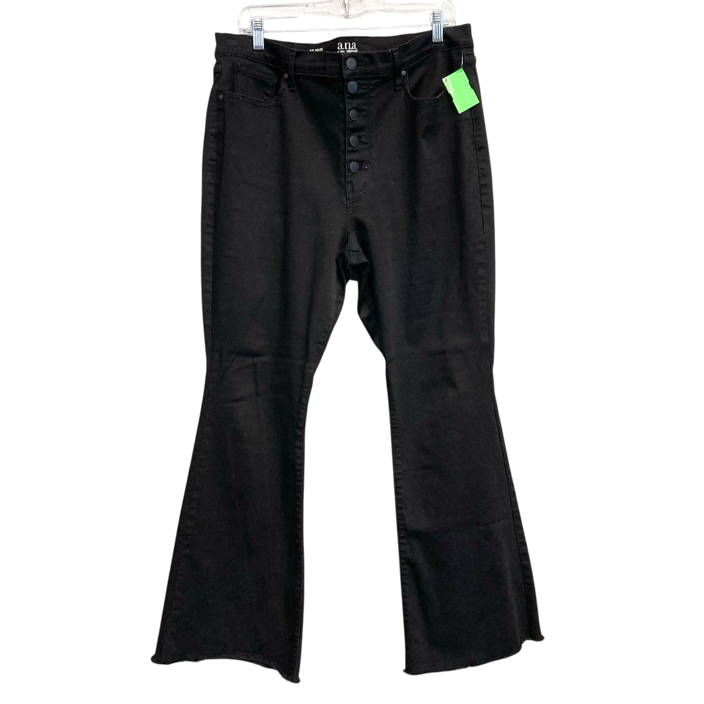 Jeans Boot Cut By Ana In Black, Size:16