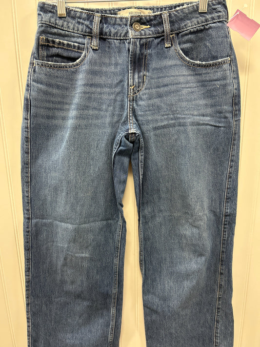 Jeans Wide Leg By Hollister In Blue Denim, Size:4