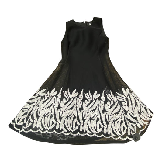 Dress Party Midi By Dkny In Black & White, Size:4