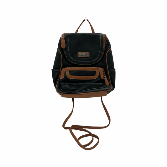 Backpack By St Johns Bay In Black & Tan, Size:Medium