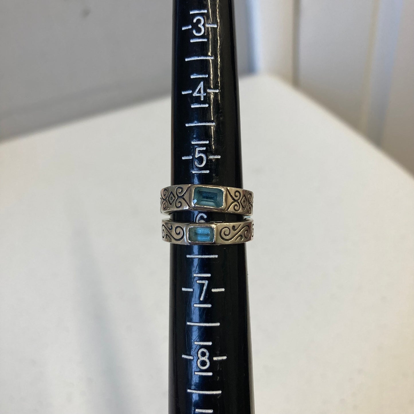 Ring Sterling Silver In Silver, Size:02 Piece Set