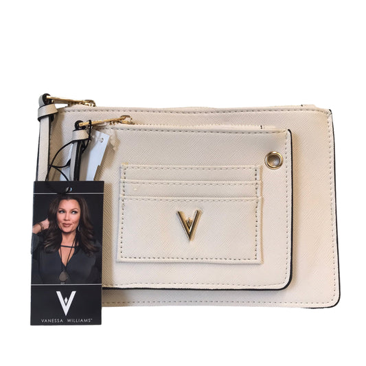 Clutch By Vanessa Williams In Cream, Size:Small