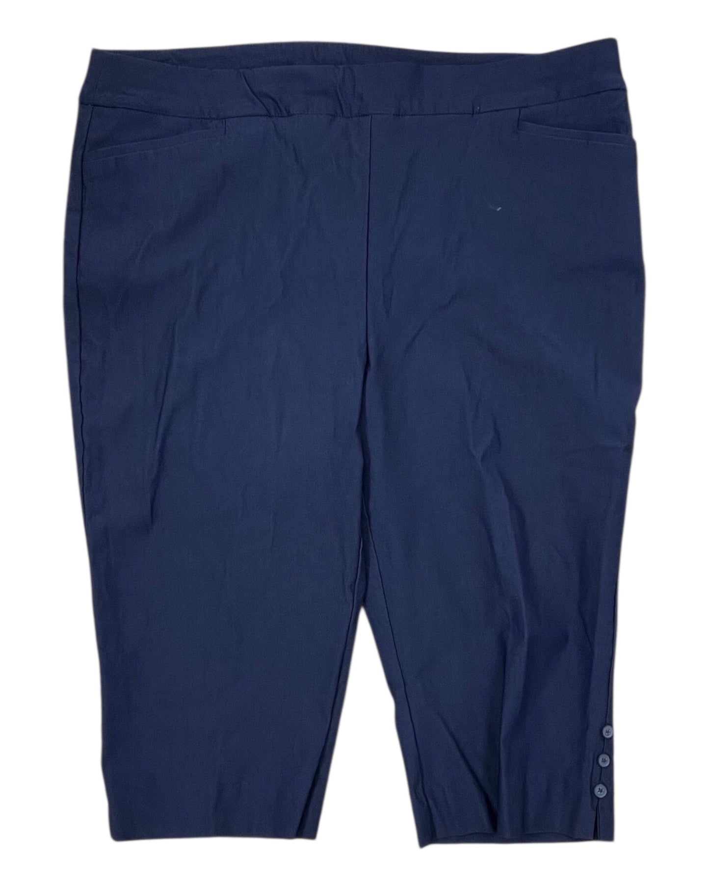Pants Cropped By Chicos In Navy, Size:16