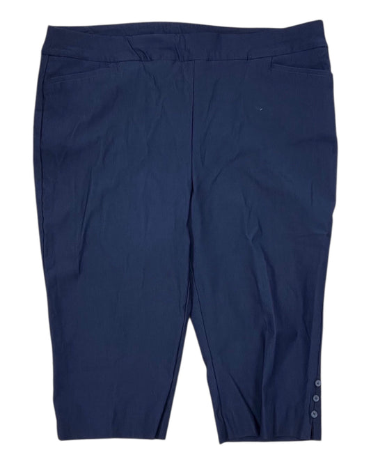 Pants Cropped By Chicos In Navy, Size:16