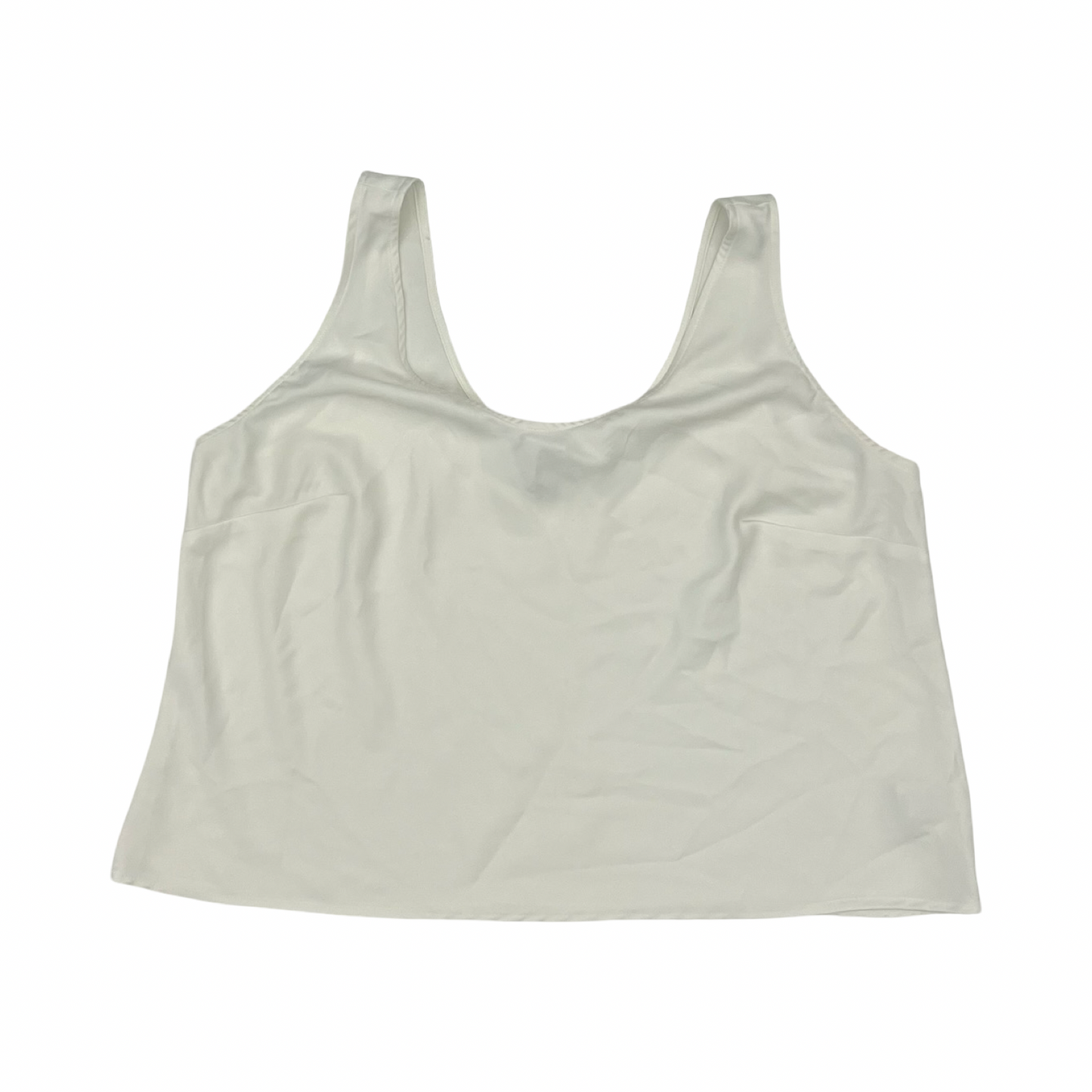 Blouse Sleeveless By A New Day In Cream, Size:Xxl