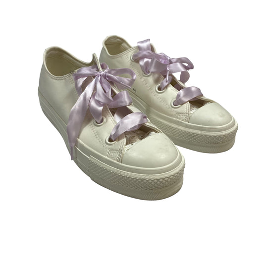 Shoes Sneakers Platform By Converse In Cream, Size:10