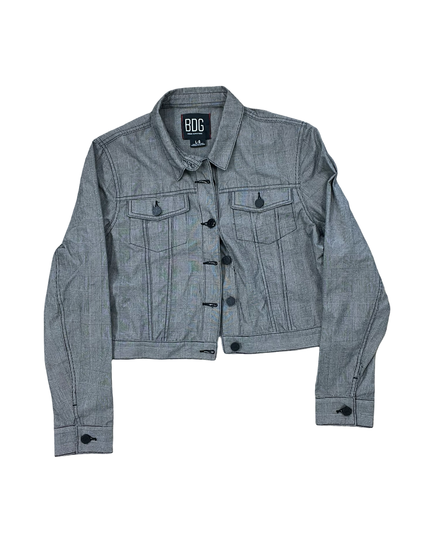 Jacket Other By Urban Outfitters In Black & White, Size:L