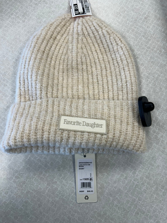 Hat Beanie By Favorite Daughter In Cream