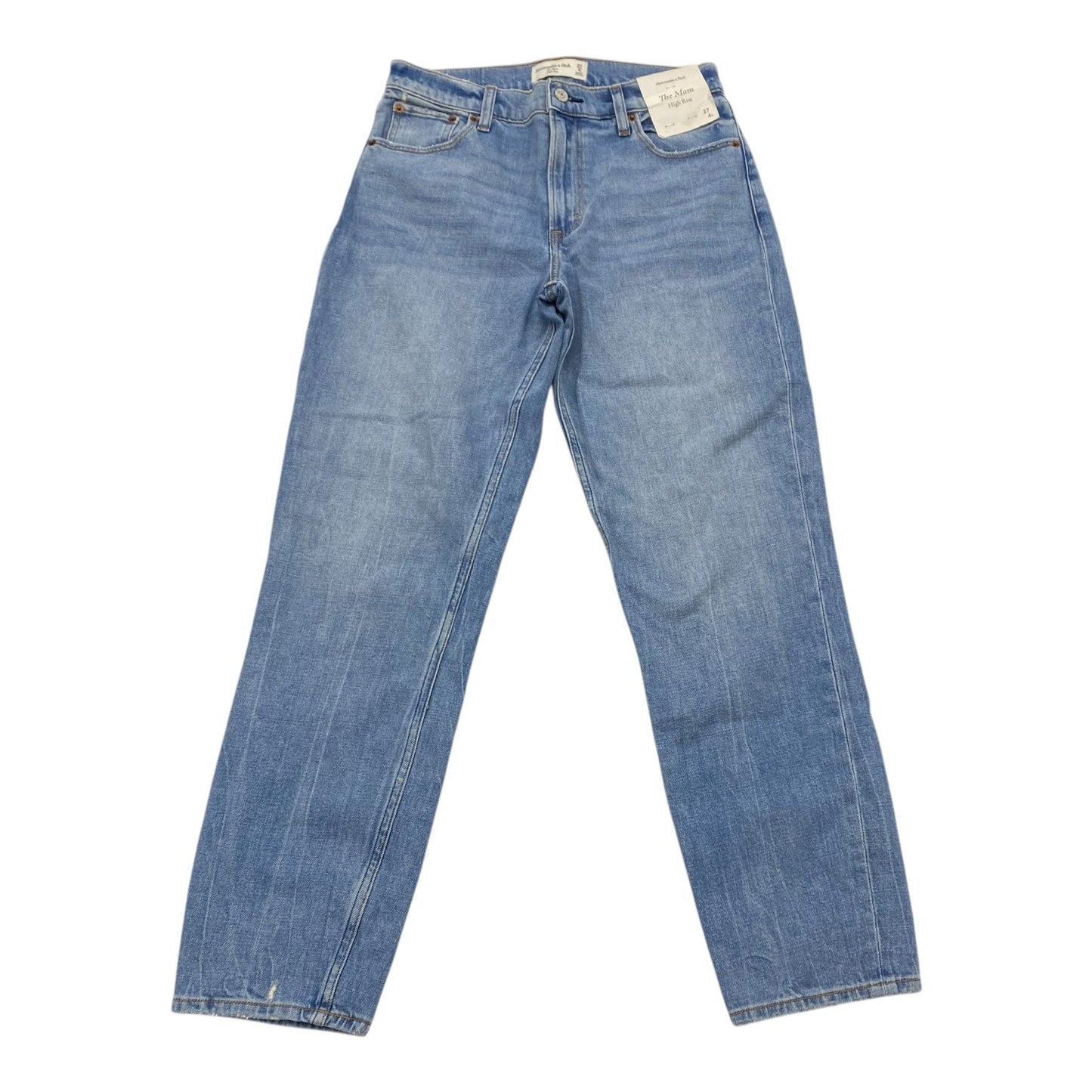 Jeans Straight By Abercrombie And Fitch In Blue Denim, Size:4L