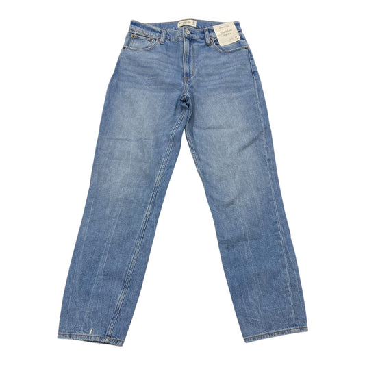 Jeans Straight By Abercrombie And Fitch In Blue Denim, Size:4L