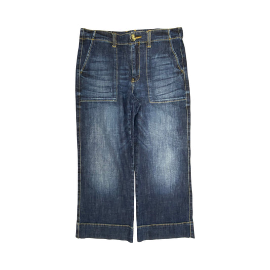 Jeans Wide Leg By Cabi In Blue Denim, Size:8