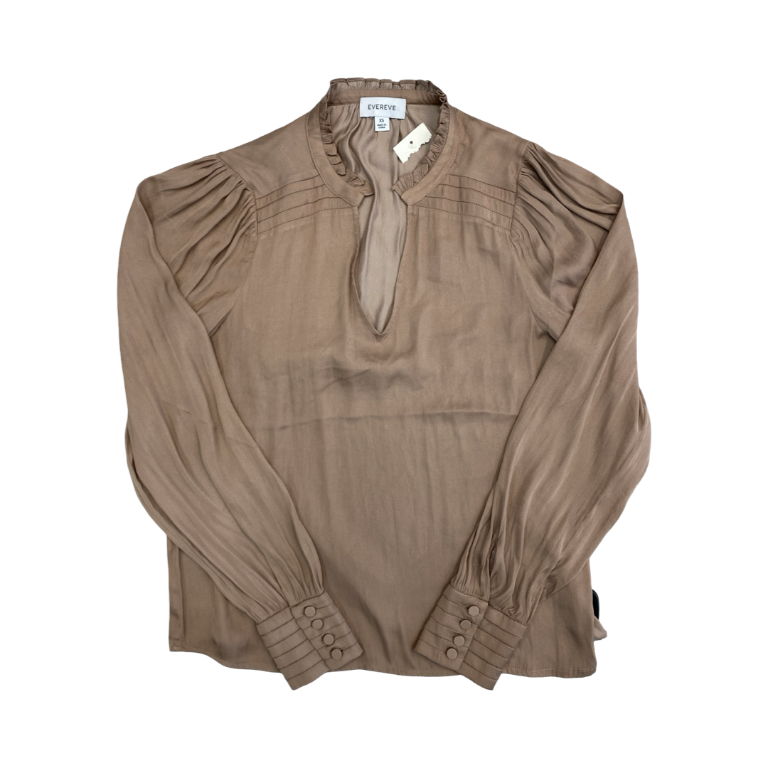Top Ls By Evereve In Tan, Size:Xs