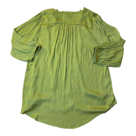Top Ls By Rachel Zoe In Chartreuse, Size:Xl