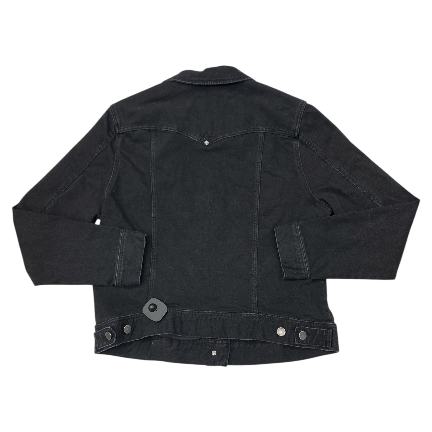 Jacket Denim By Liverpool In Black Denim, Size:L