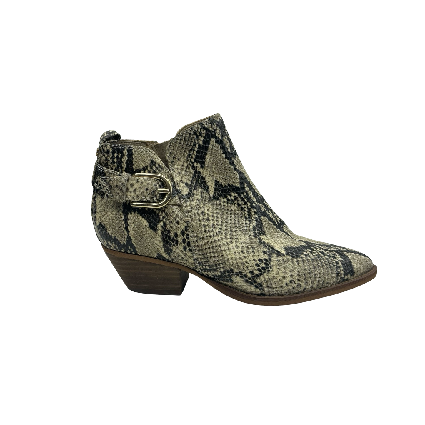Boots Leather By Sam Edelman In Snakeskin Print, Size:6.5