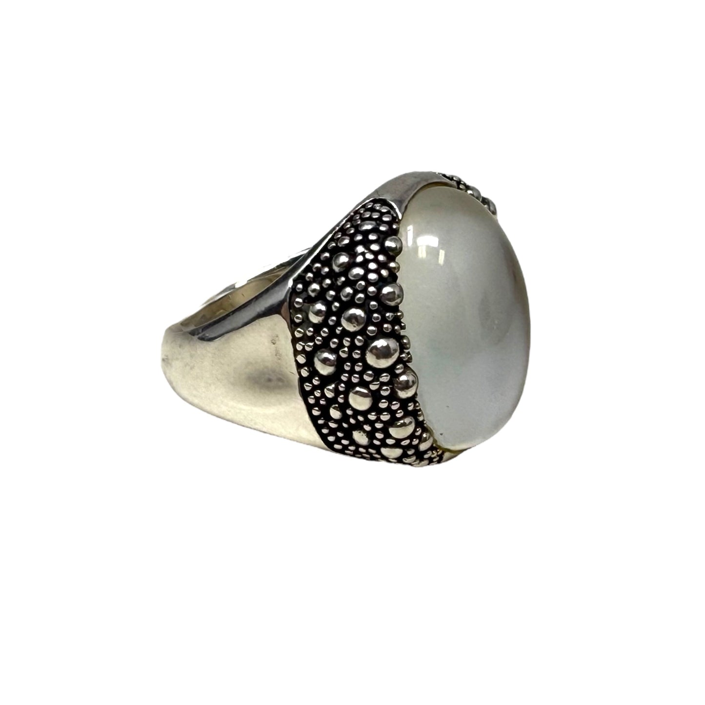 Starry Night Sterling Silver Cocktail Ring By Michael Dawkins, Size: 10