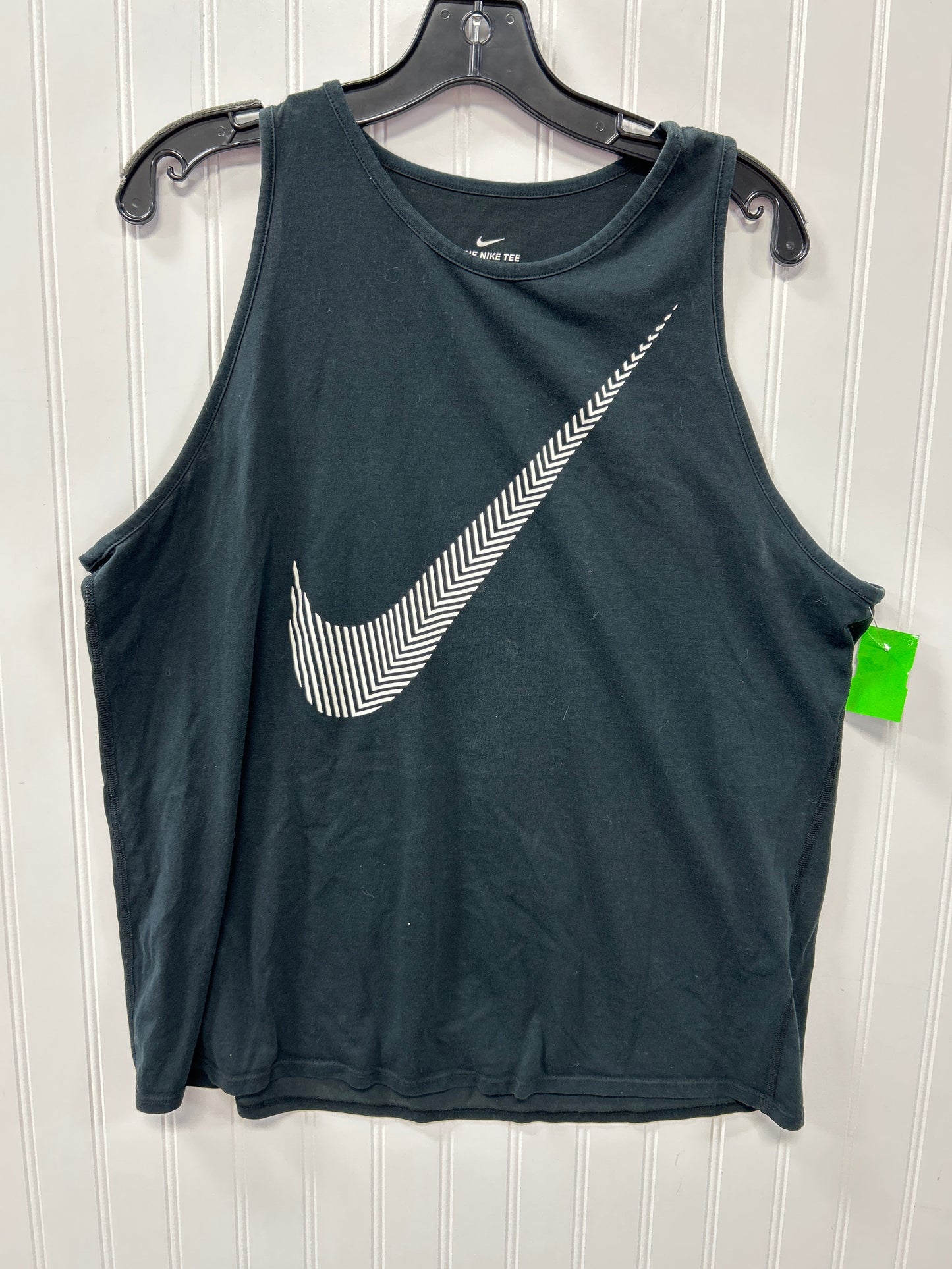 Athletic Tank Top By Nike In Black, Size:Xl