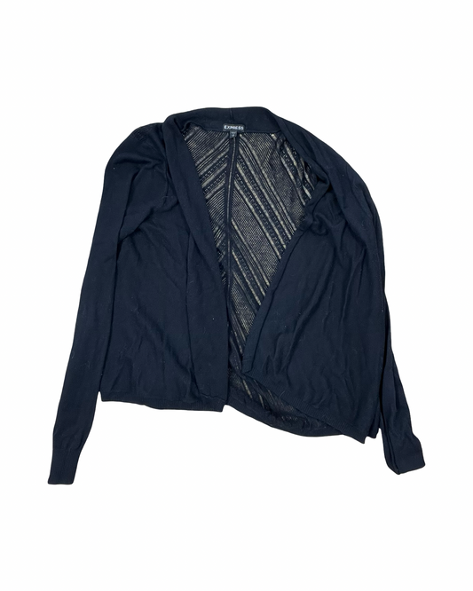Cardigan By Express In Black, Size:M