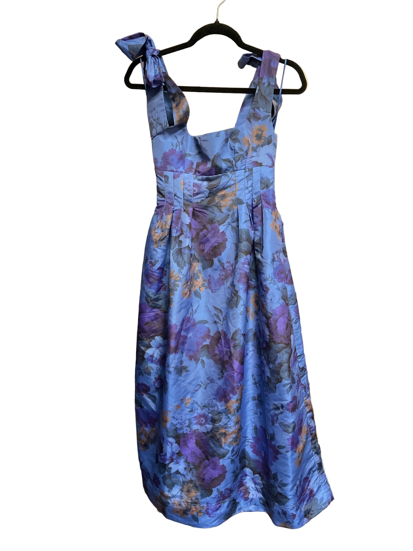 Dress Party Long By Maeve In Blue, Size:Xxs