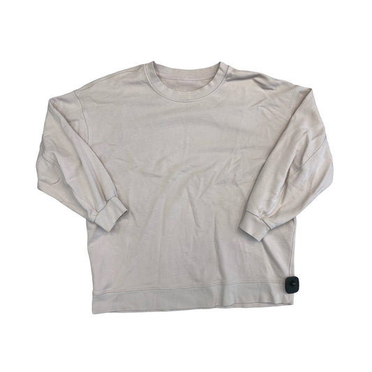 Athletic Sweatshirt Crewneck By Lululemon In Pink, Size:14