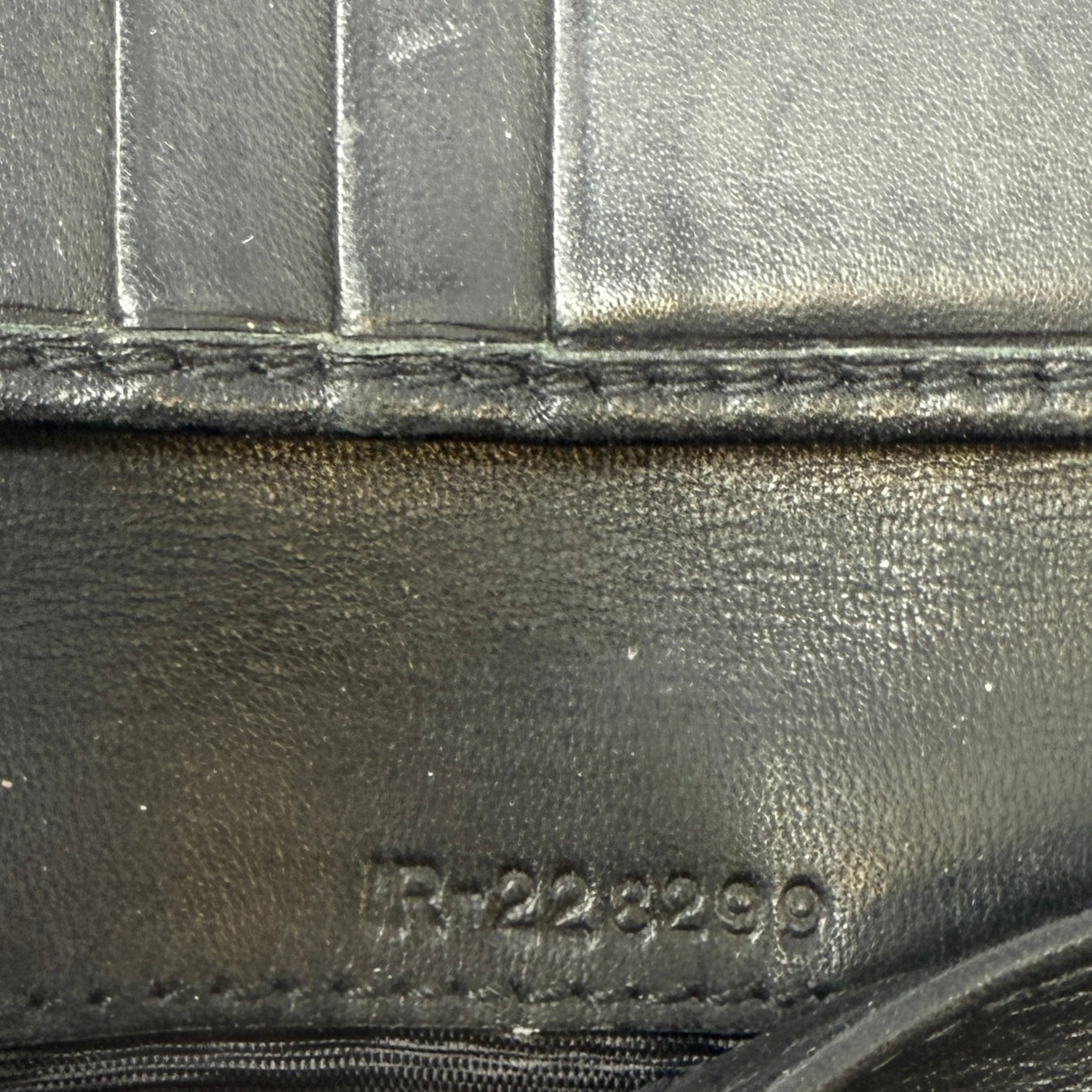 Gancini Leather Compact Wallet Luxury Designer By Ferragamo, Size: Medium