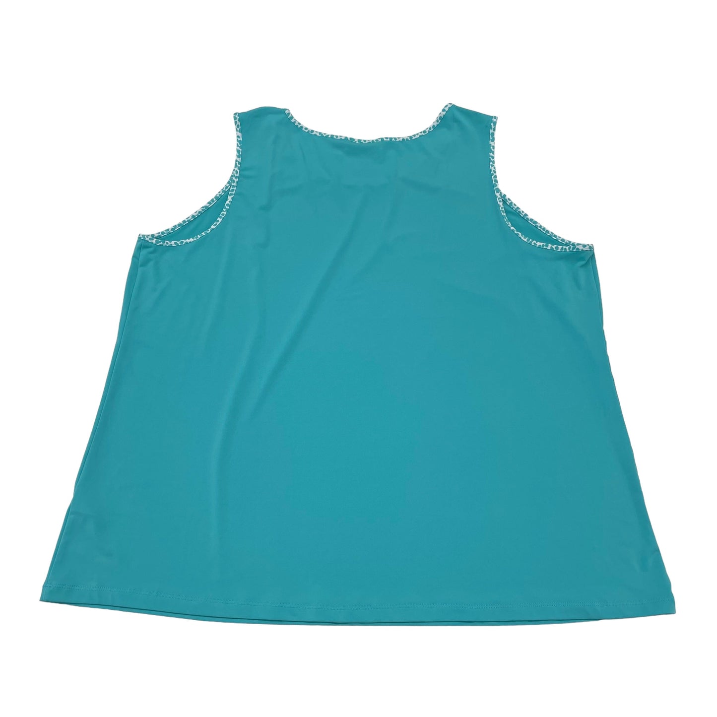 BLUE SUSAN GRAVER TANK TOP, Size 2X