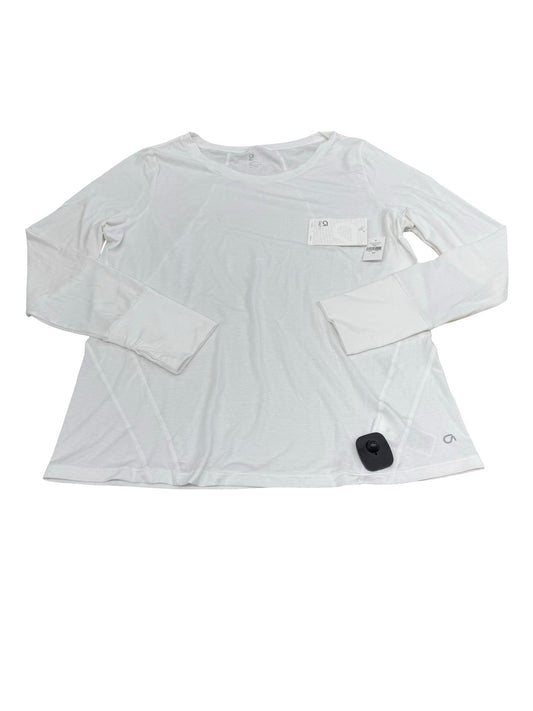 Athletic Top Ls Crewneck By Gapfit In White, Size:Xl