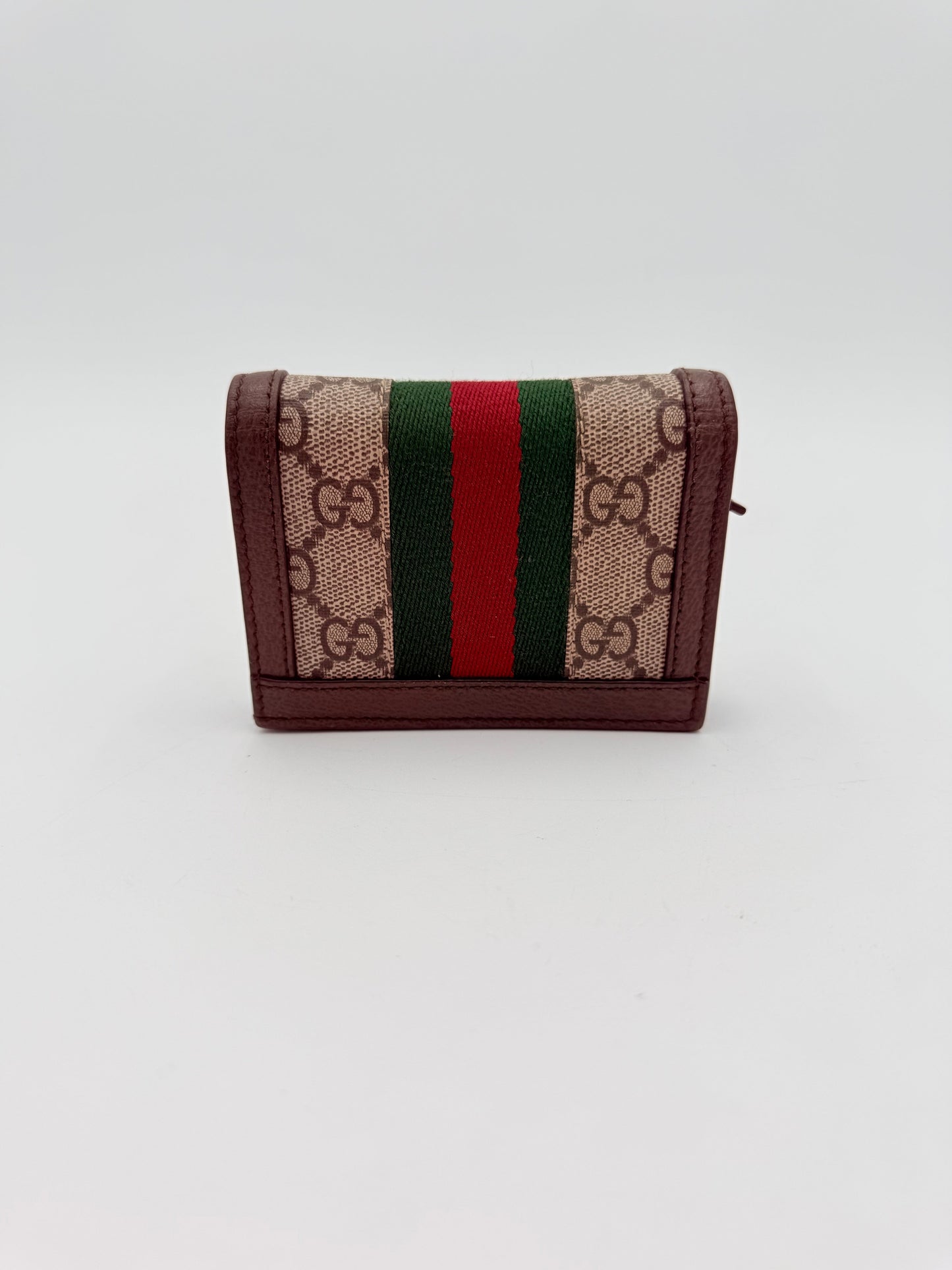 Wallet Luxury Designer By Gucci In Brown, Size:Small