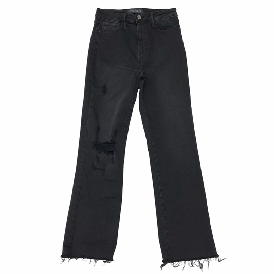 Jeans Boot Cut By Just Black In Black Denim, Size:4