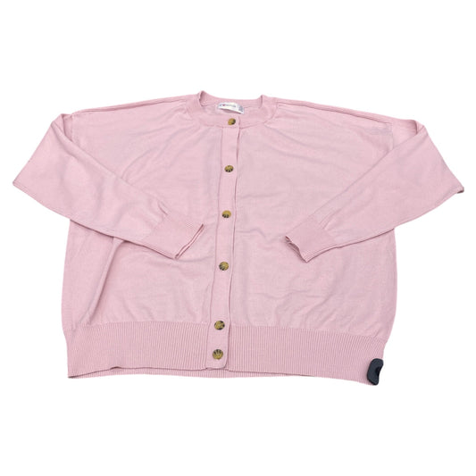 Sweater Cardigan By 89Th And Madison In Pink, Size:L