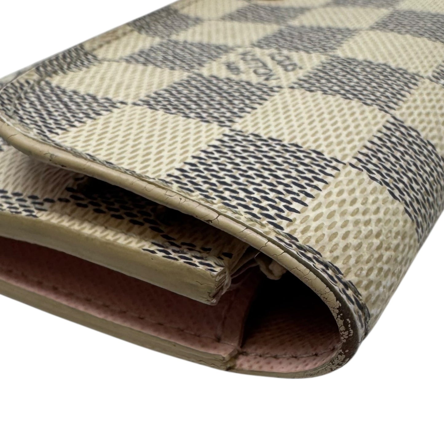 Emilie Damier Azur Wallet Luxury Designer By Louis Vuitton, Size: Medium