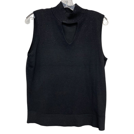 Top Sleeveless By Cable And Gauge In Black, Size:M