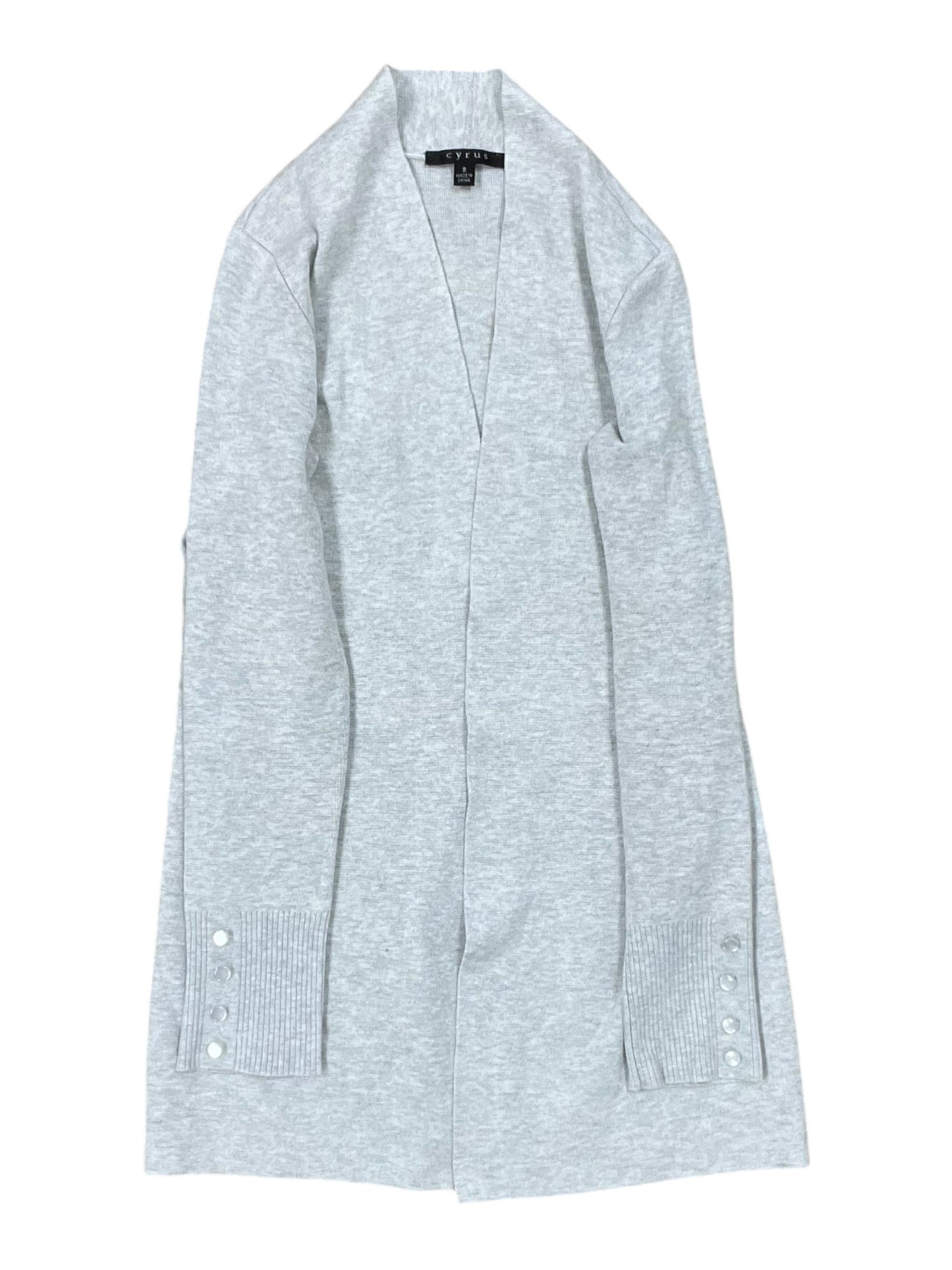 Sweater Cardigan By Cyrus In Grey, Size:S