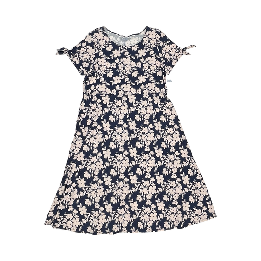 Dress Casual Midi By Croft And Barrow In Blue & Pink, Size:Xl