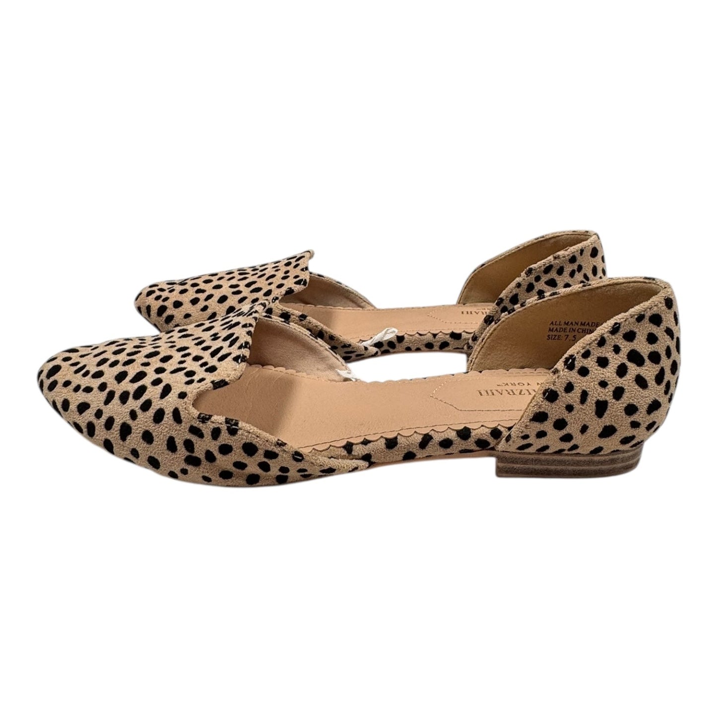 Shoes Flats By Isaac Mizrahi In Animal Print, Size:7.5