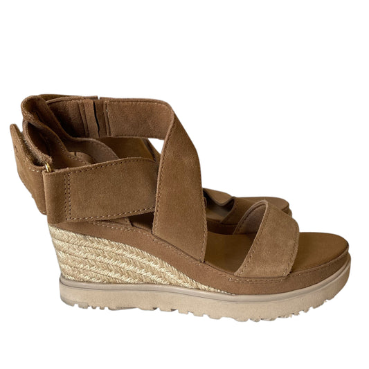 Sandals Designer By Ugg In Brown, Size:6