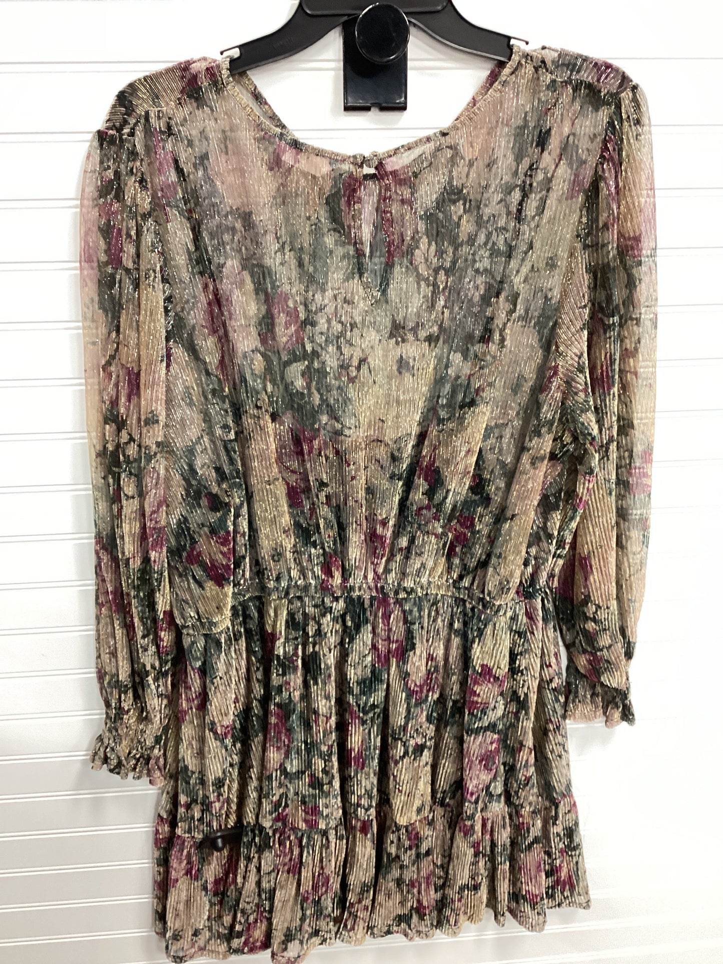 Dress Casual Short By Lc Lauren Conrad In Gold & Green, Size:Xl