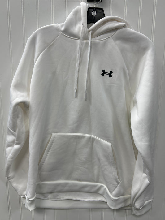 Sweatshirt Hoodie By Under Armour In White, Size:Xl